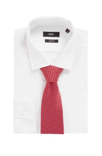 Krawaty BOSS Italian Silk Czerwone Męskie (Pl02814)